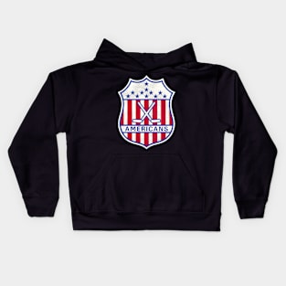 New York Americans Hockey Team Kids Hoodie